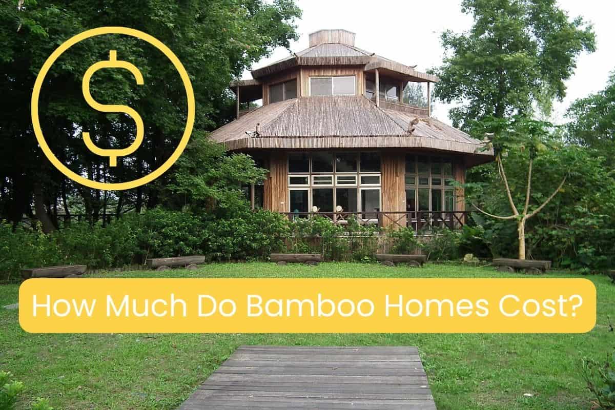 A two-storey Eco Bamboo House in Luodong Forestry Culture Park. The house is hexagonal in plan and is set in green park land.