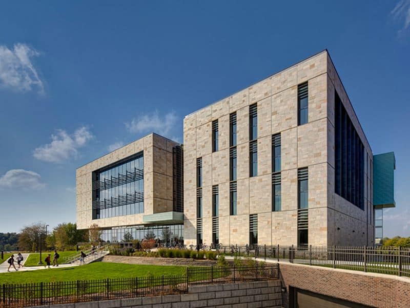 A photograph of the Mary Idema Pew Library in Michigan.