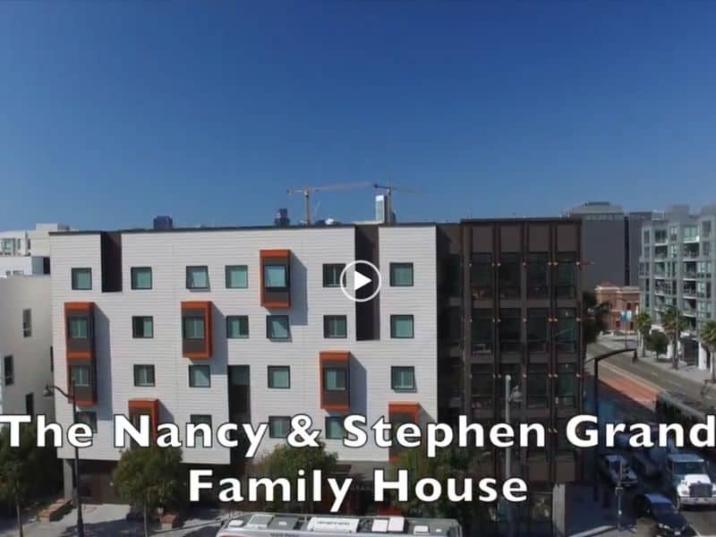 A screenshot of a video showcasing The Nancy Stephen Grand Family House.