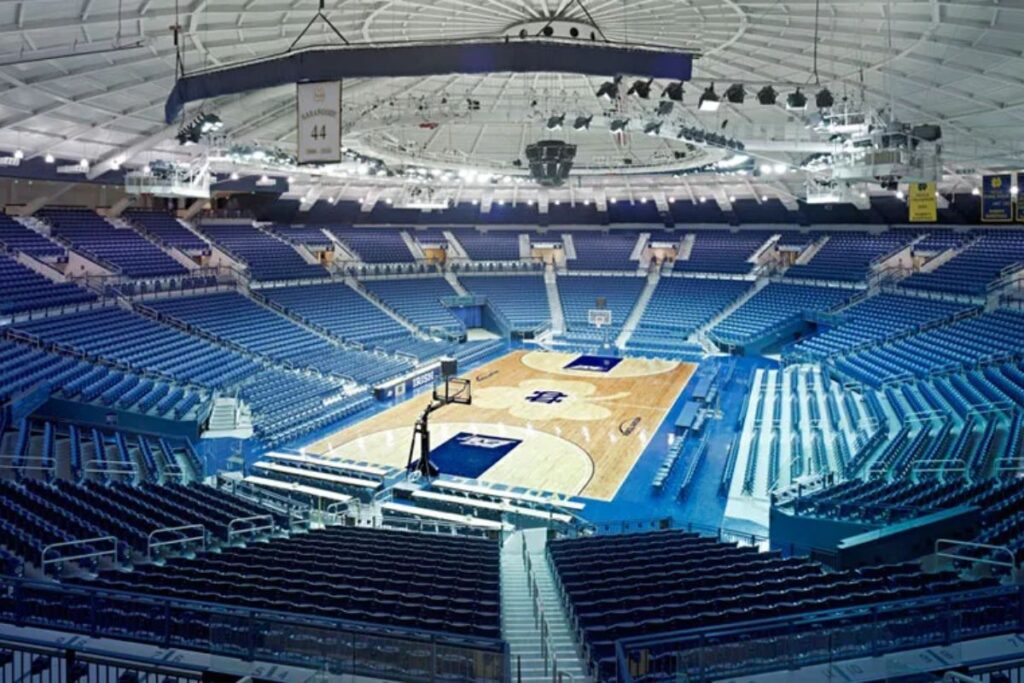 A photograph of Purcell Pavilion.