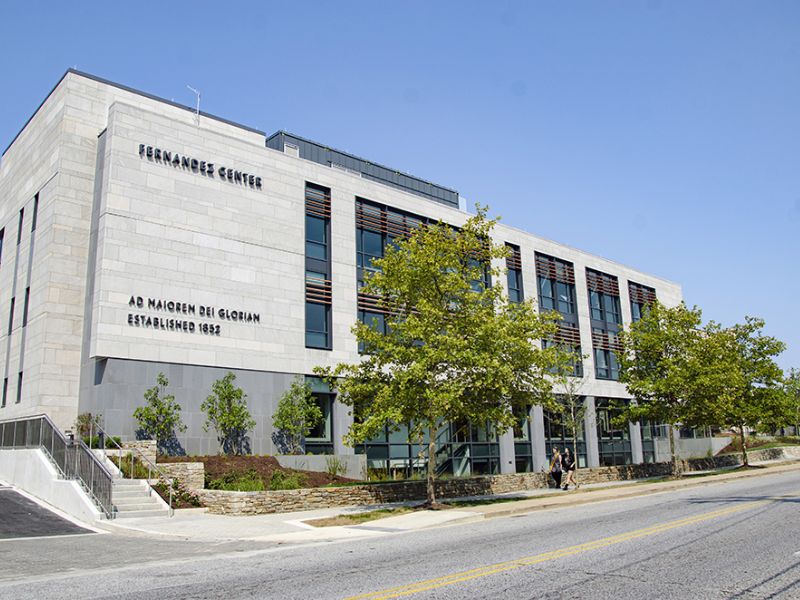 A photograph of Fernandez Center for Innovation and Collaborative Learning.