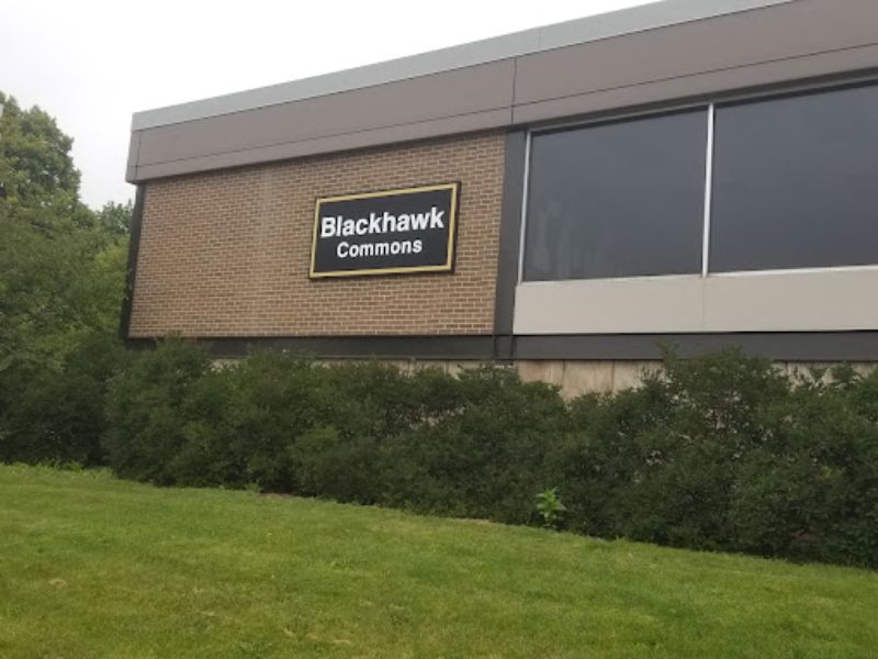 A photograph of Blackhawk Commons.