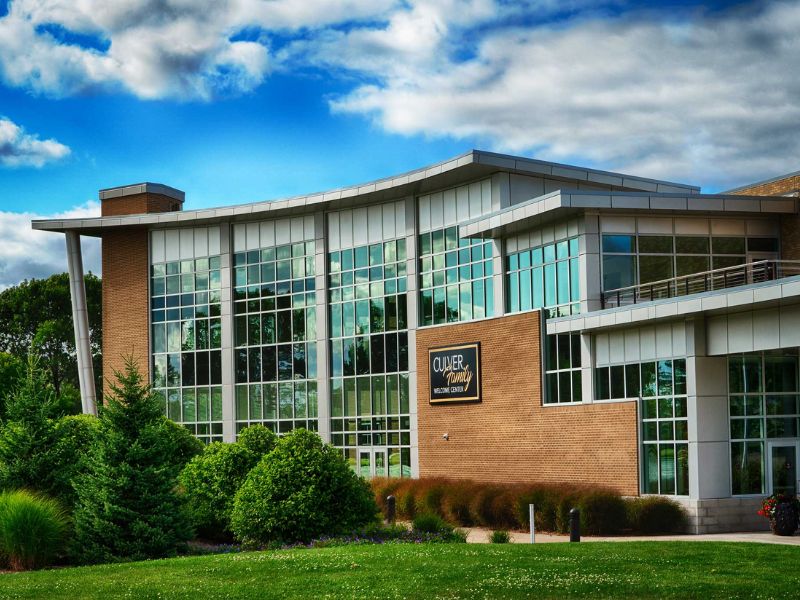 A photograph of Culver Family Welcome Center.