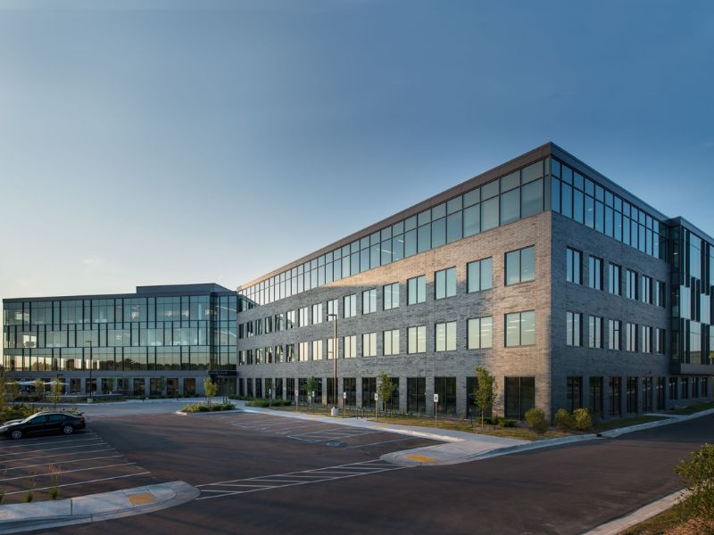 A photograph of Meadowland Research and Technology Center.