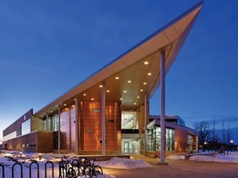 A photograph of Student Recreation and Wellness Center.